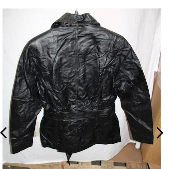 ALAMO UOMO. NWT WOMENS SIZE MEDIUM 100% LEATHER JACKET COAT - Picture 3 of 8